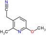 (6-methoxy-2-methylpyridin-3-yl)acetonitrile