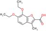 6,7-diethoxy-3-methyl-1-benzofuran-2-carboxylic acid