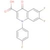 Ácido 6,7-difluoro-1-(4-fluorofenil)-1,4-dihidro-4-oxo-3-quinolinecarboxílico