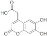 6,7-dihydroxy-4-coumarinylacetic acid