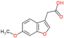 6-Methoxy-3-benzofuranacetic acid