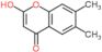 2-hydroxy-6,7-dimethyl-4H-chromen-4-one