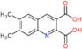 6,7-dimethylquinoline-2,3-dicarboxylic acid