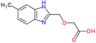 [(6-methyl-1H-benzimidazol-2-yl)methoxy]acetic acid