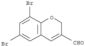2H-1-Benzopyran-3-carboxaldehyde,6,8-dibromo-