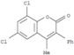 2H-1-Benzopyran-2-one,6,8-dichloro-4-methyl-3-phenyl-