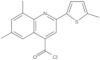 6,8-Dimethyl-2-(5-methyl-2-thienyl)-4-quinolinecarbonyl chloride