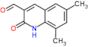 6,8-dimethyl-2-oxo-1,2-dihydroquinoline-3-carbaldehyde