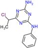 6-(1-chloroethyl)-N-phenyl-1,3,5-triazine-2,4-diamine