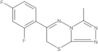 6-(2,4-Difluorophenyl)-3-methyl-7H-1,2,4-triazolo[3,4-b][1,3,4]thiadiazine