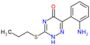 6-(2-aminophenyl)-3-(propylsulfanyl)-1,2,4-triazin-5(2H)-one