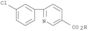 3-Pyridinecarboxylicacid, 6-(3-chlorophenyl)-