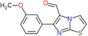 6-(3-methoxyphenyl)imidazo[2,1-b][1,3]thiazole-5-carbaldehyde