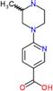 6-(3-methylpiperazin-1-yl)pyridine-3-carboxylic acid