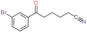 6-(3-bromophenyl)-6-oxo-hexanenitrile