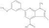 6-(3-Methoxyphenyl)-1,3-dimethyl-1H-pyrazolo[3,4-b]pyridine-4-carboxylic acid