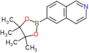 6-(4,4,5,5-tetramethyl-1,3,2-dioxaborolan-2-yl)isoquinoline