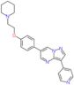 6-{4-[2-(piperidin-1-yl)ethoxy]phenyl}-3-(pyridin-4-yl)pyrazolo[1,5-a]pyrimidine