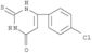4(1H)-Pyrimidinone, 6-(4-chlorophenyl)-2,3-dihydro-2-thioxo-