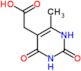(6-methyl-2,4-dioxo-1,2,3,4-tetrahydropyrimidin-5-yl)acetic acid