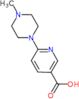 6-(4-methylpiperazin-1-yl)pyridine-3-carboxylic acid