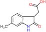 2-(6-methyl-2-oxo-indolin-3-yl)acetic acid