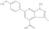 6-(4-Methoxyphenyl)-1,3-dimethyl-1H-pyrazolo[3,4-b]pyridine-4-carboxylic acid