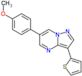 6-(4-methoxyphenyl)-3-(2-thienyl)pyrazolo[1,5-a]pyrimidine