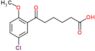 6-(5-chloro-2-methoxy-phenyl)-6-oxo-hexanoic acid