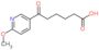 6-(6-methoxy-3-pyridyl)-6-oxo-hexanoic acid