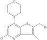 6-(Bromomethyl)-2-chloro-7-methyl-4-(4-morpholinyl)thieno[3,2-d]pyrimidine