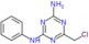 6-(chloromethyl)-N-phenyl-1,3,5-triazine-2,4-diamine