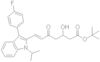 t-Butyl(E)-7-[3'-(4''-fluorophenyl)-1'methylethyl-indol-2'-yl]-3-hydroxy-5-oxo-6-heptenoate