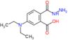 5-(diethylamino)-2-(hydrazinylcarbonyl)benzoic acid