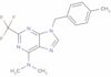 6-(dimethylamino)-9-(4-methylbenzyl)-2-(trifluoromethyl)-9H-purine