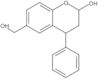 3,4-Dihydro-2-hydroxy-4-phenyl-2H-1-benzopyran-6-methanol