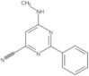 6-(Methylamino)-2-phenyl-4-pyrimidinecarbonitrile