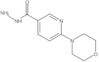 6-(4-Morpholinyl)-3-pyridinecarboxylic acid hydrazide