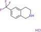 6-(trifluoromethyl)-1,2,3,4-tetrahydroisoquinoline hydrochloride (1:1)