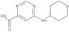 6-[(Tetrahydro-2H-pyran-4-yl)amino]-4-pyrimidinecarboxylic acid