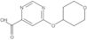 6-[(Tetrahydro-2H-pyran-4-yl)oxy]-4-pyrimidinecarboxylic acid