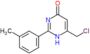 6-(chloromethyl)-2-(3-methylphenyl)pyrimidin-4(1H)-one