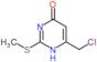 6-(Chloromethyl)-2-(methylthio)-4(3H)-pyrimidinone