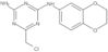 6-(Chloromethyl)-N2-(2,3-dihydro-1,4-benzodioxin-6-yl)-1,3,5-triazine-2,4-diamine