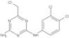 6-(Chloromethyl)-N<sup>2</sup>-(3,4-dichlorophenyl)-1,3,5-triazine-2,4-diamine