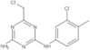 6-(Chloromethyl)-N<sup>2</sup>-(3-chloro-4-methylphenyl)-1,3,5-triazine-2,4-diamine