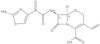 5-Thia-1-azabicyclo[4.2.0]oct-2-ene-2-carboxylic acid, 7-[[(2-amino-4-thiazolyl)oxoacetyl]amino]-3…