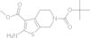 2-amino-6-(tert-butoxycarbonyl)-4,5,6,7-tetrahydrothieno[2,3-c]pyridine-3-carboxylic acid