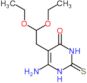 6-amino-5-(2,2-diethoxyethyl)-2-thioxo-2,3-dihydropyrimidin-4(1H)-one