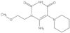 6-Amino-1-(2-methoxyethyl)-5-(1-piperidinyl)-2,4(1H,3H)-pyrimidinedione